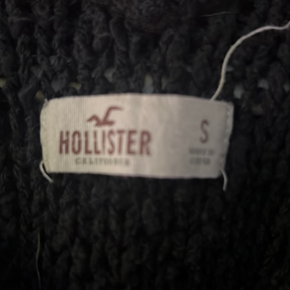 Black open-back sweater - Picture 4 of 4